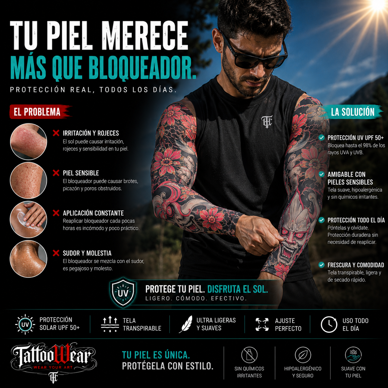 Mallas de protección contra el sol