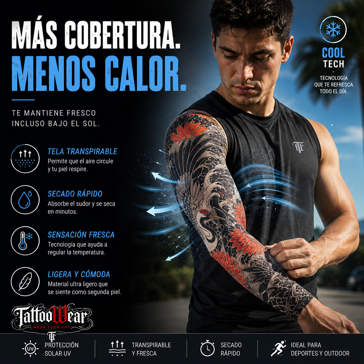 Mallas de protección contra el sol